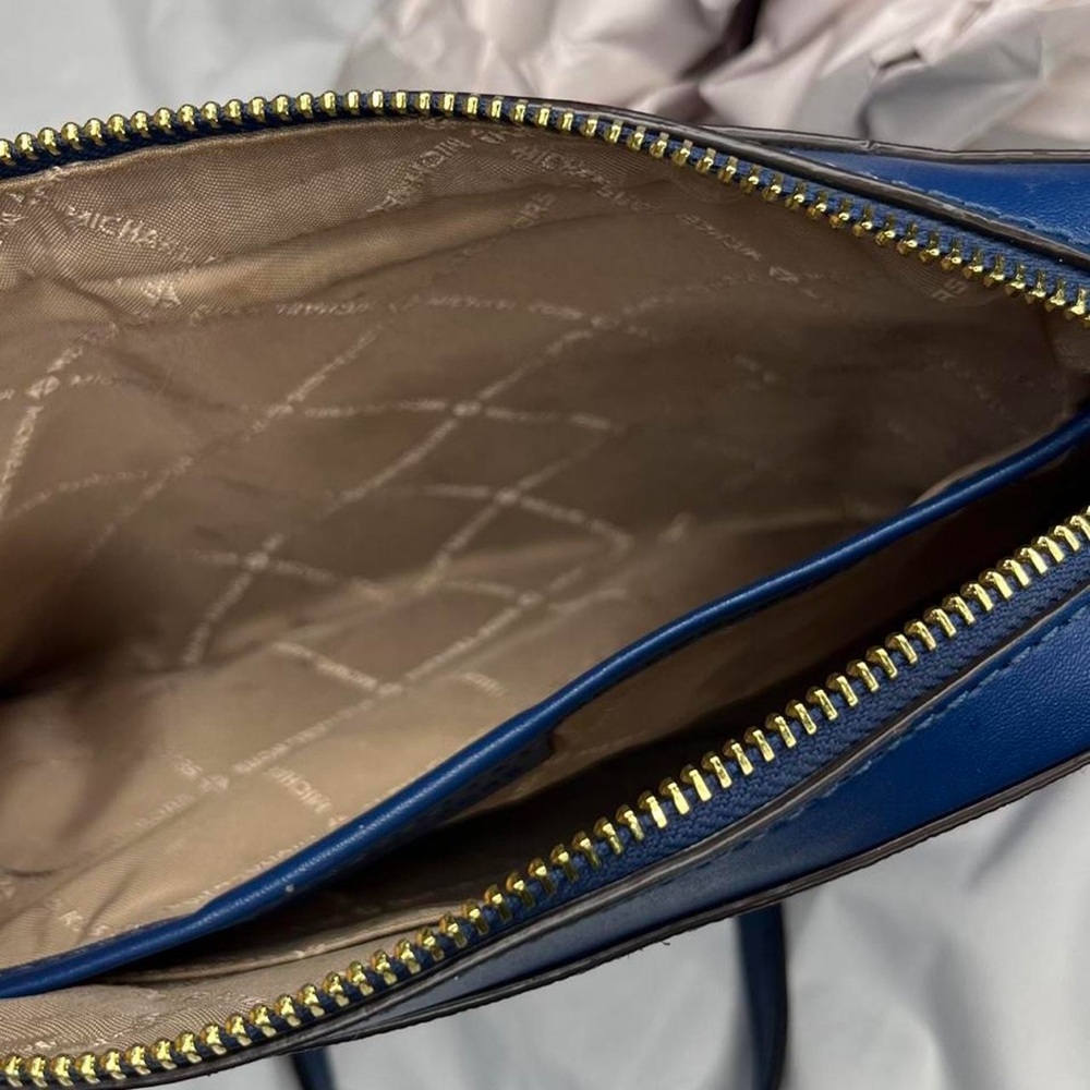 Michael Kors Blue Logo Crossbody Bag - Picture 3 of 5